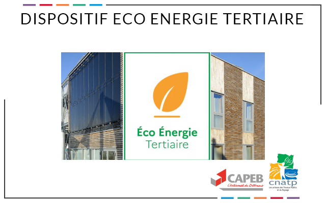 Dispositif Eco Energie Tertiaire Capeb